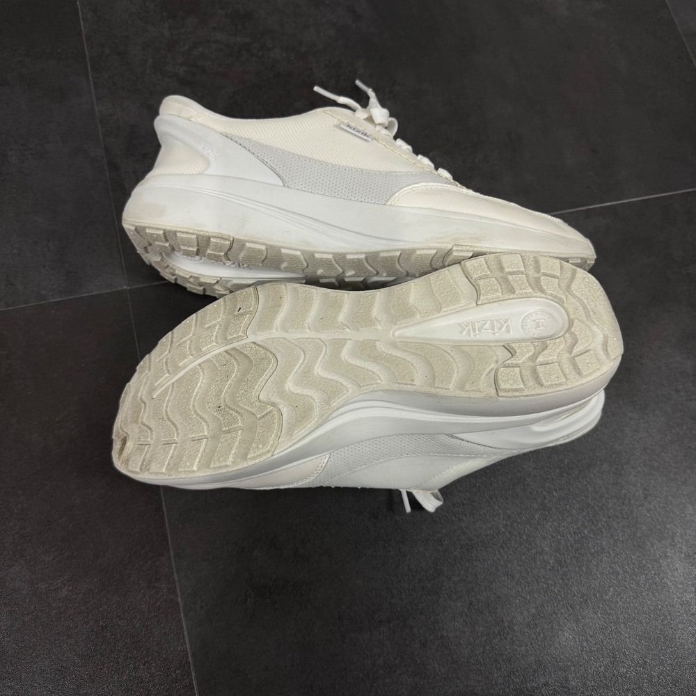 Kizik Lima Hands Free Slip On Sneakers White Pearl Mesh Womens Athletic Shoes - Picture 7 of 11